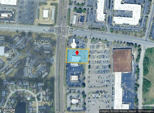  1130 N Germantown Pky, Cordova, TN Parcel Map