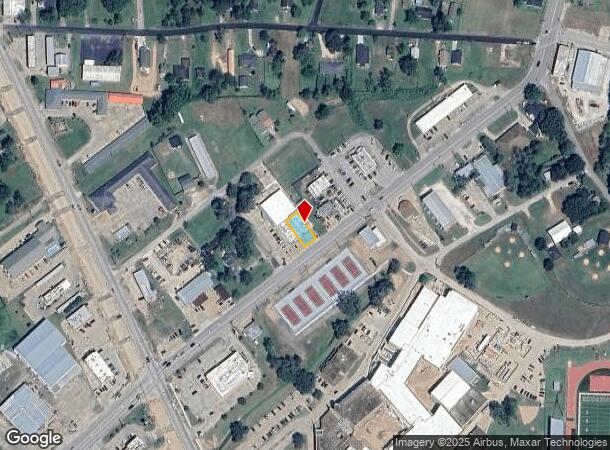 518 S 17Th St, West Columbia, TX Parcel Map