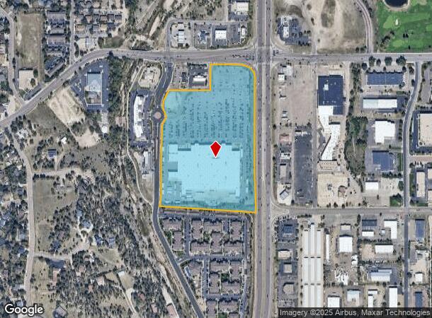 1575 Space Center Dr, Colorado Springs, CO Parcel Map