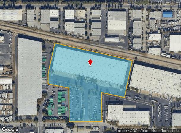  985 W 8Th St, Azusa, CA Parcel Map