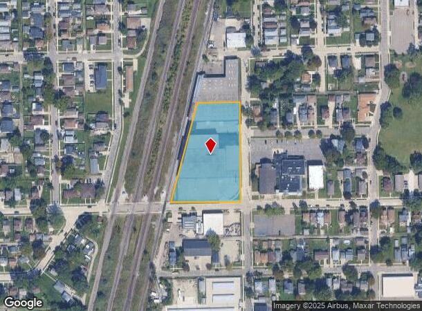 308 Antoine St, Wyandotte, MI Parcel Map
