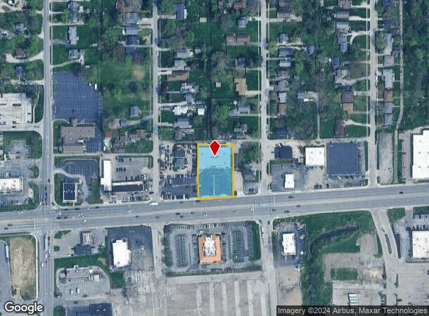  8118 E Washington St, Indianapolis, IN Parcel Map