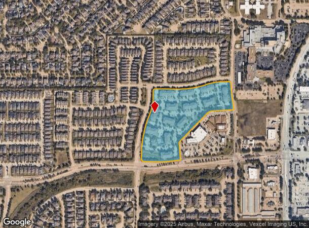  1701 E Hebron Pky, Carrollton, TX Parcel Map