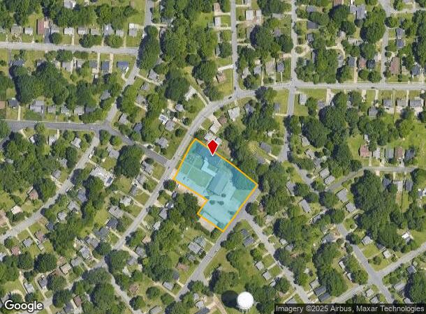  622 E Lexington Ave, High Point, NC Parcel Map