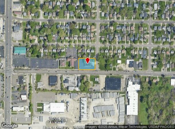  1067 Triplett Blvd, Akron, OH Parcel Map