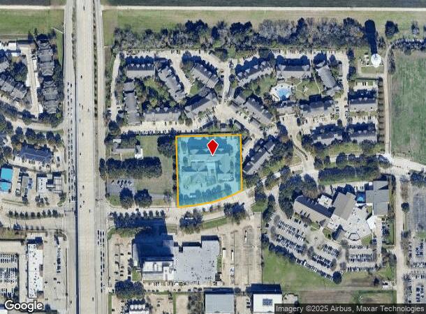  14450 Park Row Dr, Houston, TX Parcel Map