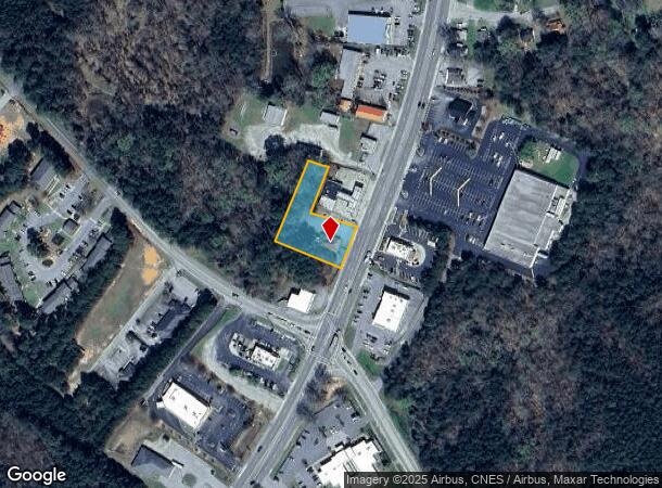  812 W Greenwood St, Abbeville, SC Parcel Map