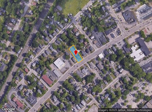  160 Pleasant St, Attleboro, MA Parcel Map