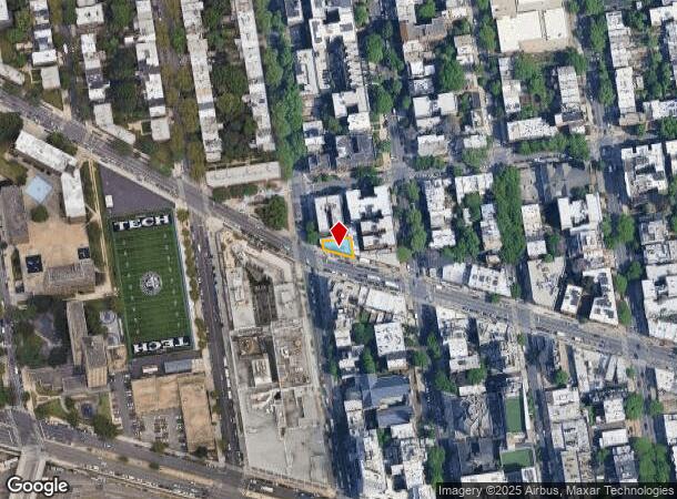  887 Fulton St, Brooklyn, NY Parcel Map