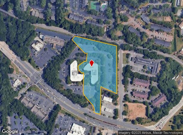  1080 Holcomb Bridge Rd, Roswell, GA Parcel Map