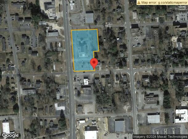  110 N Jk Powell Blvd, Whiteville, NC Parcel Map