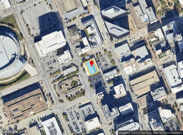  120 W 3Rd St, Tulsa, OK Parcel Map