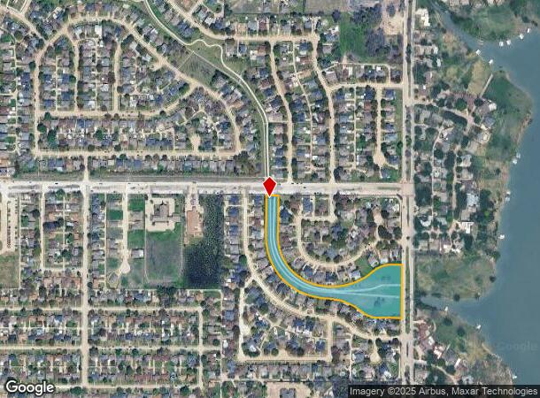 1 Dalrock Rd, Rowlett, TX Parcel Map