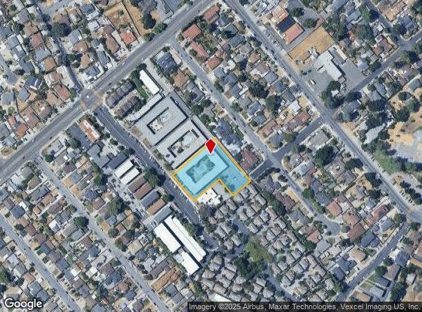 256 La Pala Dr, San Jose, CA Parcel Map