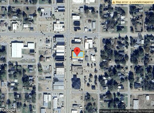  908 N Jim Thorpe Blvd, Prague, OK Parcel Map