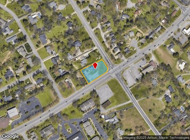  1202 Se Broad St, Murfreesboro, TN Parcel Map