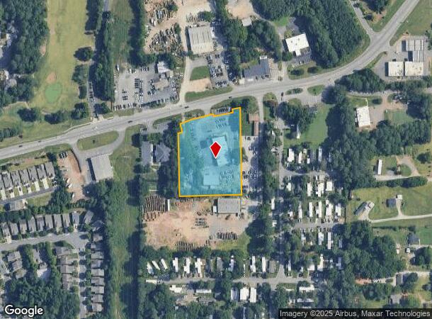  6735 Atlanta Hwy, Alpharetta, GA Parcel Map