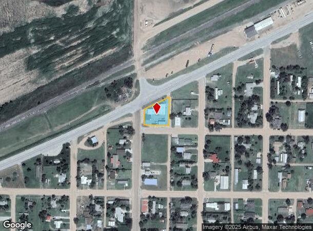 201 Aubrey St, Ensign, KS Parcel Map