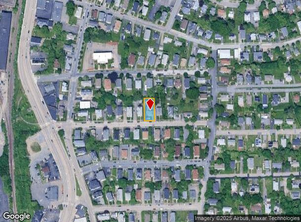  13 Bourne St, Worcester, MA Parcel Map