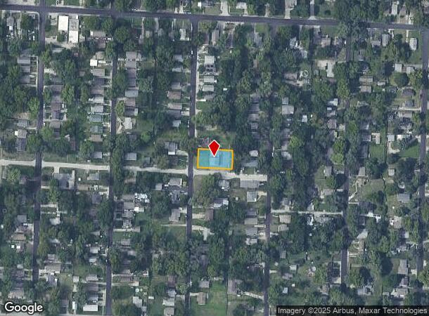  1827 S Hawthorne Ave, Independence, MO Parcel Map