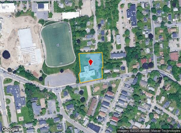 21 Heywood St, Worcester, MA Parcel Map