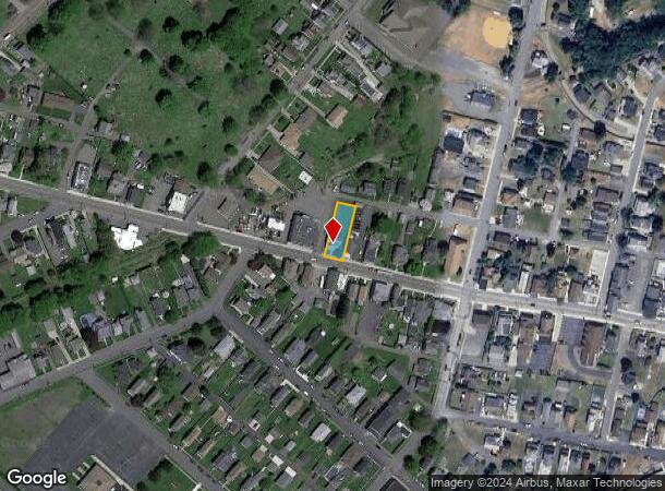  1126 Main St, Peckville, PA Parcel Map