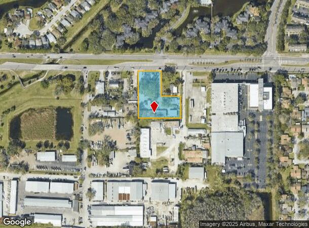 4502 W Linebaugh Ave, Tampa, FL Parcel Map