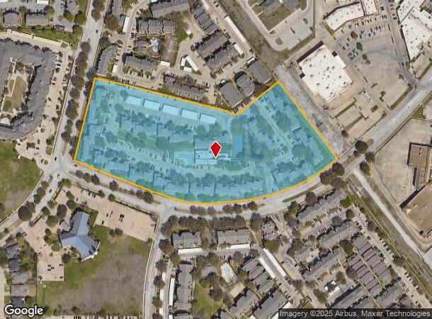  6500 Hulen Bend Blvd, Fort Worth, TX Parcel Map