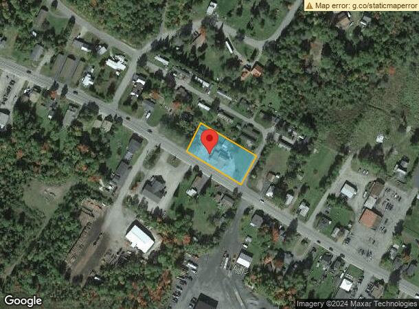  166 Main St, Tupper Lake, NY Parcel Map