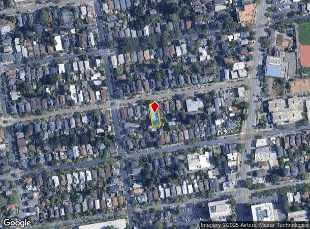 2316 Ward St, Berkeley, CA Parcel Map