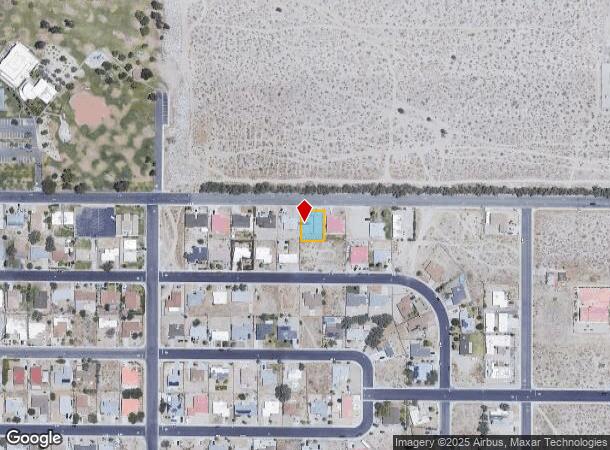  343 W Tramview Rd, Palm Springs, CA Parcel Map