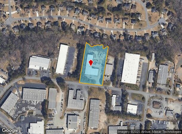  725 Branch Dr, Alpharetta, GA Parcel Map