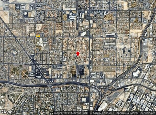  1630 Simmons St, Las Vegas, NV Parcel Map