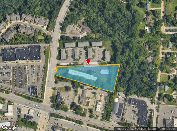  2025 S Huron Pky, Ann Arbor, MI Parcel Map