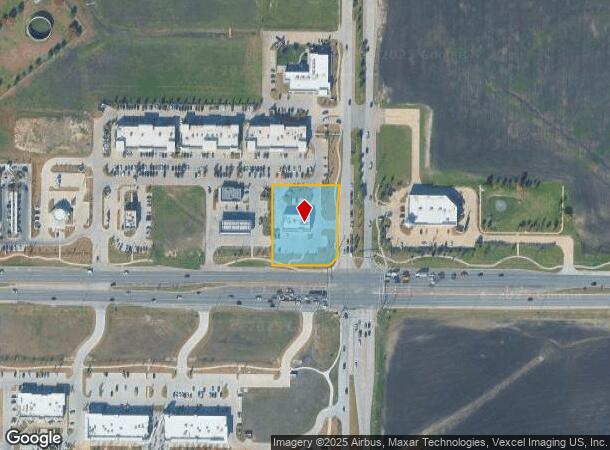 2351 E University Dr, Prosper, TX Parcel Map