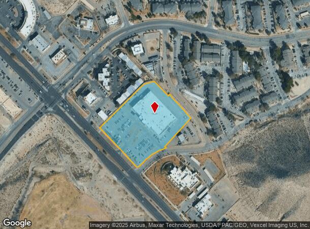5700 N Mesa St, El Paso, TX Parcel Map