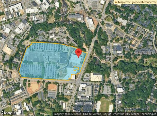  700 S Church St, Greenville, SC Parcel Map