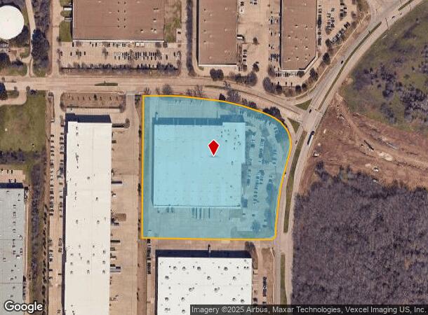  1111 Valley View Ln, Irving, TX Parcel Map