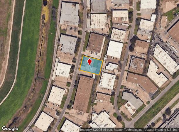  1262 Round Table Dr, Dallas, TX Parcel Map