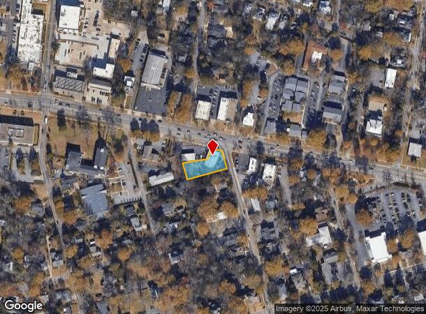  823 Prince Ave, Athens, GA Parcel Map