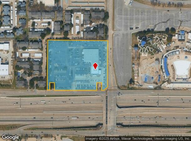 1661 Wet N Wild Way, Arlington, TX Parcel Map