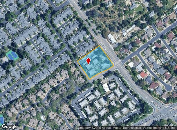 100 Park Lake Cir, Walnut Creek, CA Parcel Map