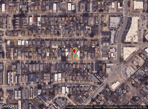 6001 Lewis St, Dallas, TX Parcel Map