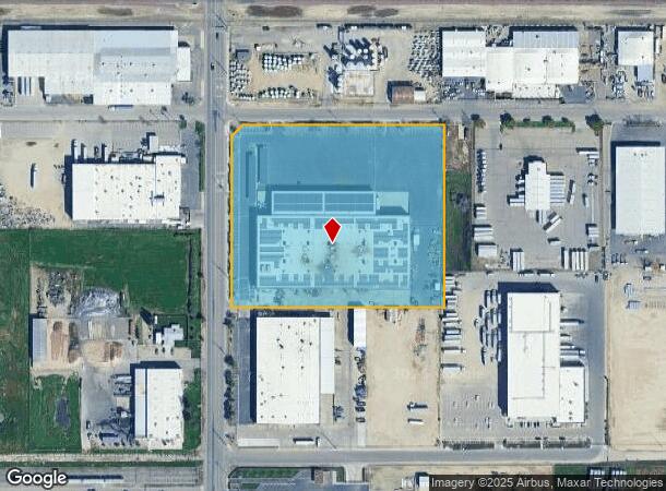 2843 S Maple Ave, Fresno, CA Parcel Map