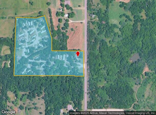 1401 N Choctaw Rd, Choctaw, OK Parcel Map