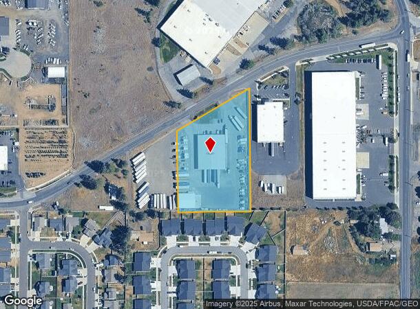  6207 W Thorpe Rd, Spokane, WA Parcel Map