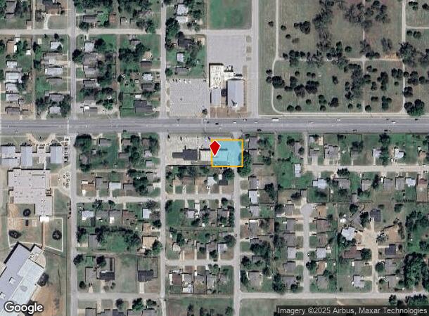  1201 W Grand Ave, Chickasha, OK Parcel Map