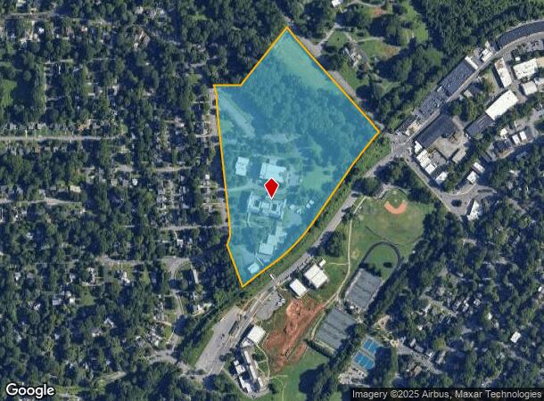 301 N Hawthorne Rd, Winston Salem, NC Parcel Map