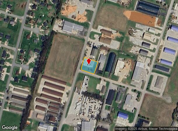  1701 Pennebaker Ave, Bardstown, KY Parcel Map