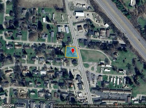 128 N Plains Rd, The Plains, OH Parcel Map